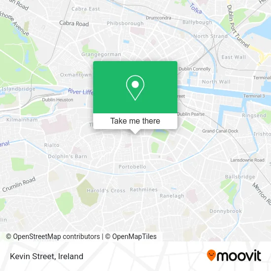 Kevin Street map