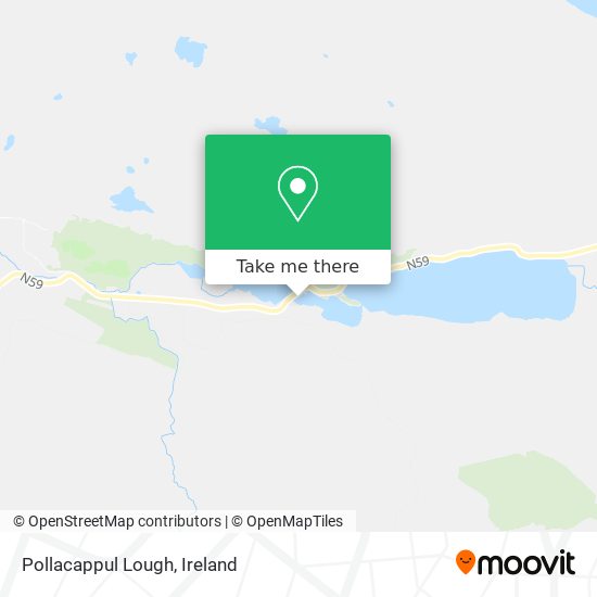 Pollacappul Lough map