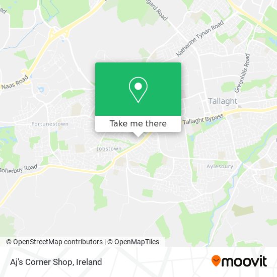 Aj's Corner Shop map