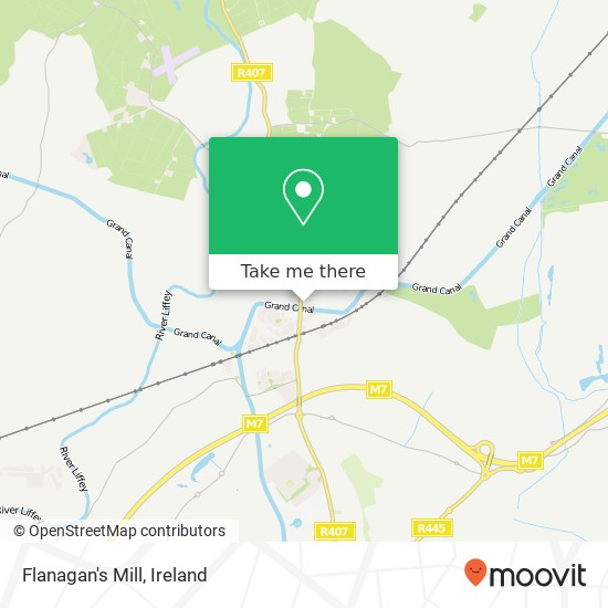Flanagan's Mill map