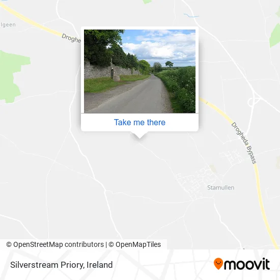 Silverstream Priory map