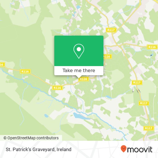 St. Patrick's Graveyard map