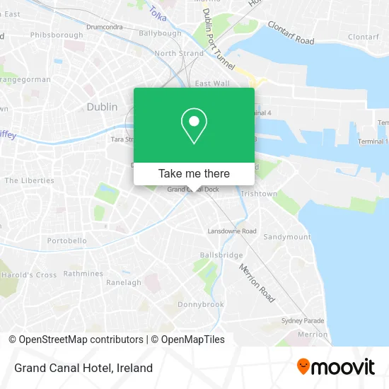 Grand Canal Hotel map