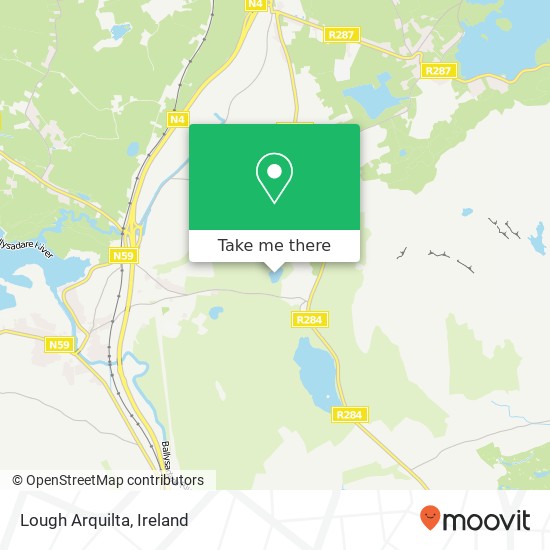 Lough Arquilta map