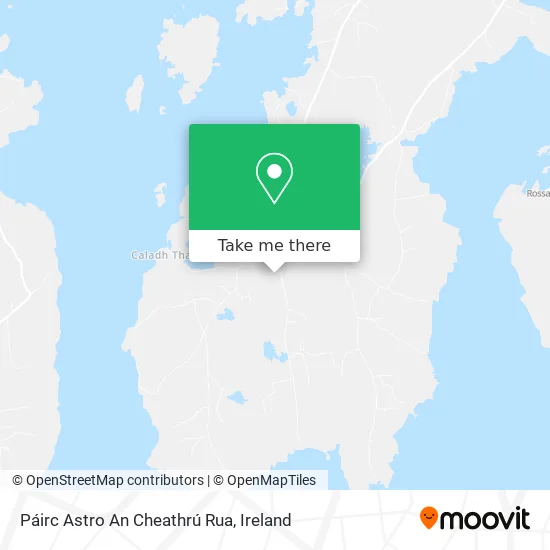 Páirc Astro An Cheathrú Rua map