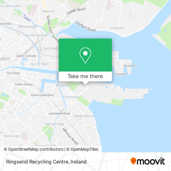Ringsend Recycling Centre map