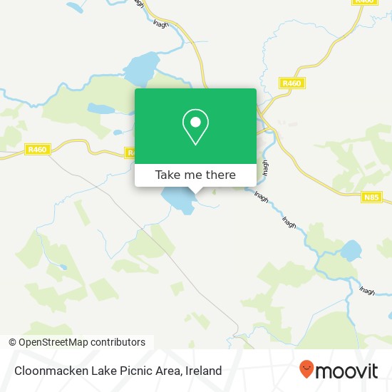 Cloonmacken Lake Picnic Area map