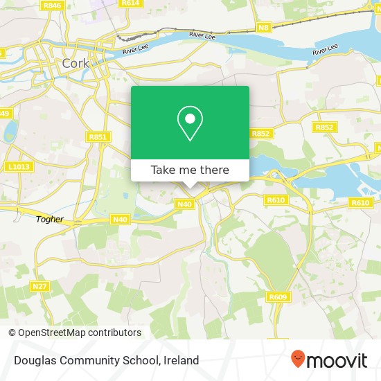Douglas Community School map