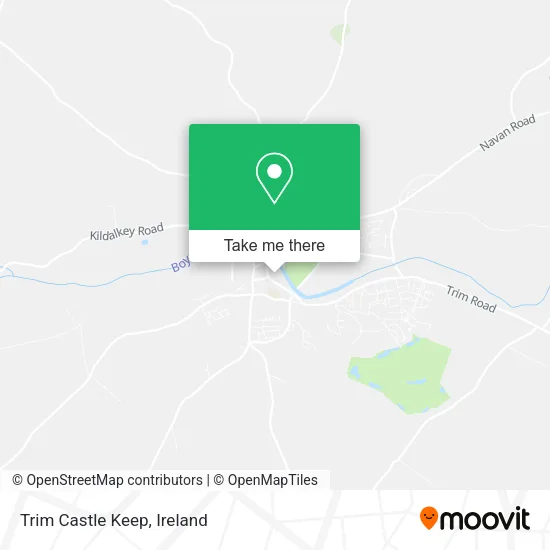 Trim Castle Keep map
