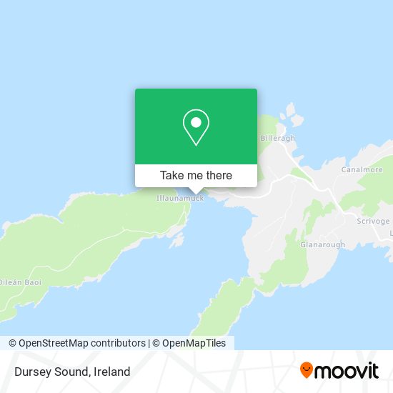 Dursey Sound map