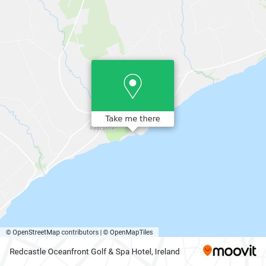Redcastle Oceanfront Golf & Spa Hotel map
