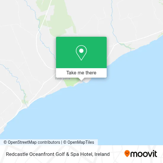 Redcastle Oceanfront Golf & Spa Hotel map