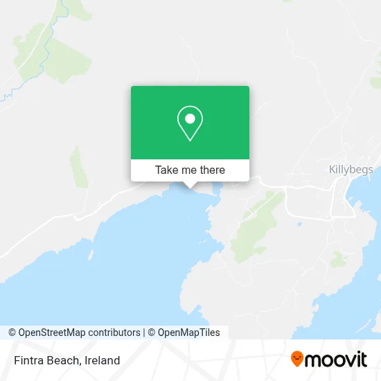 Fintra Beach map