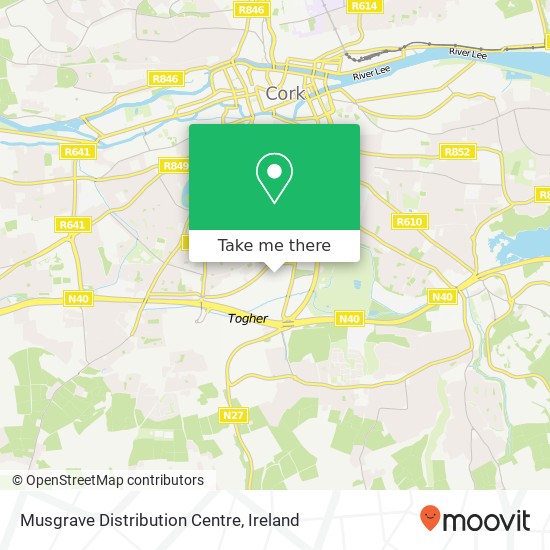 Musgrave Distribution Centre map