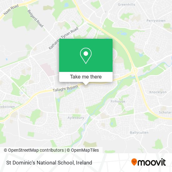 St Dominic's National School map