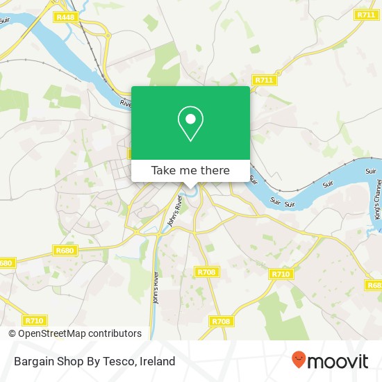 Bargain Shop By Tesco map