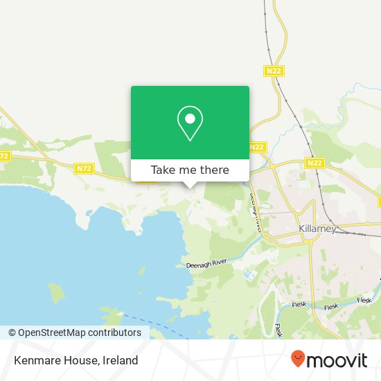 Kenmare House map