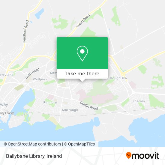 Ballybane Library map