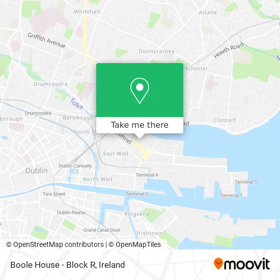Boole House - Block R map