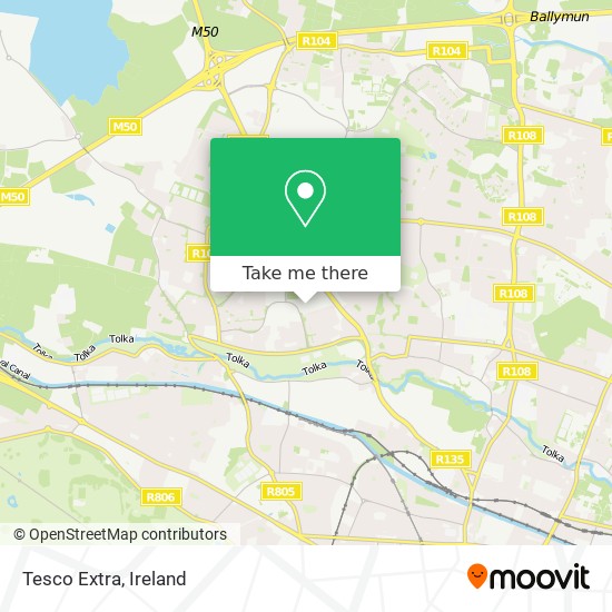 Tesco Extra map