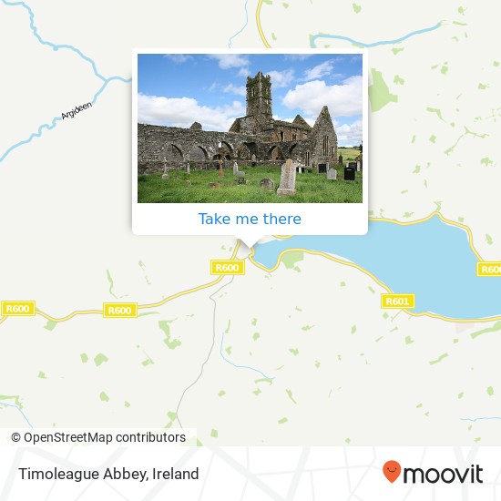 Timoleague Abbey map