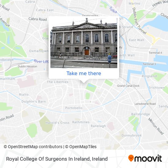 Royal College Of Surgeons In Ireland map