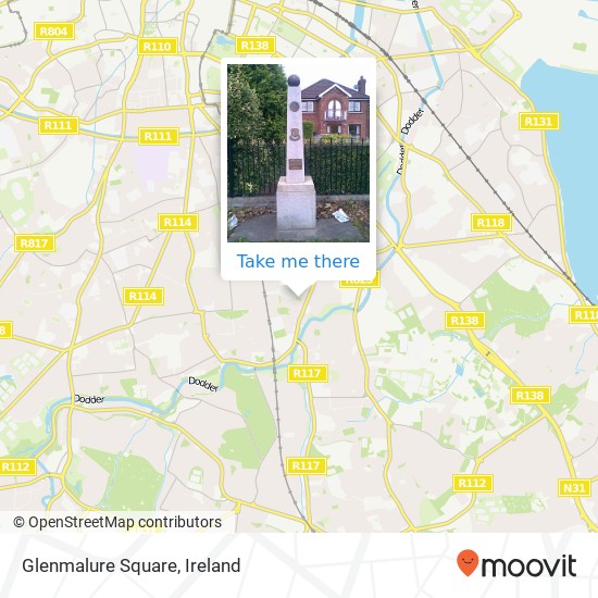 Glenmalure Square map