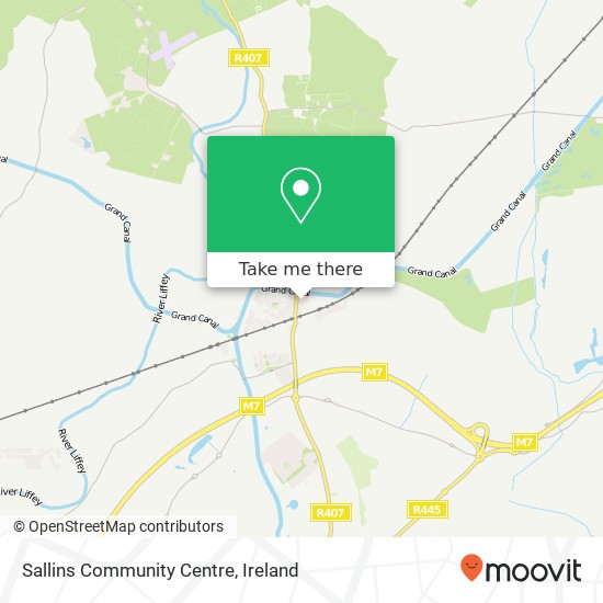 Sallins Community Centre map