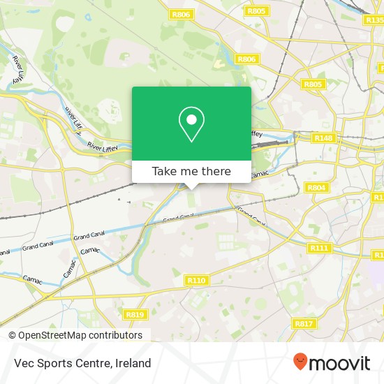 Vec Sports Centre map