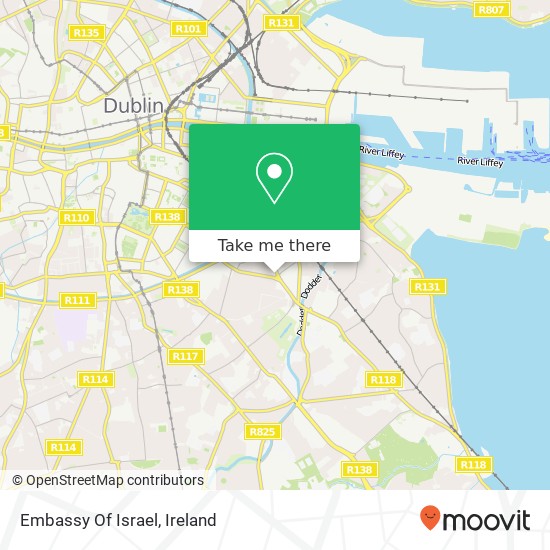 Embassy Of Israel map