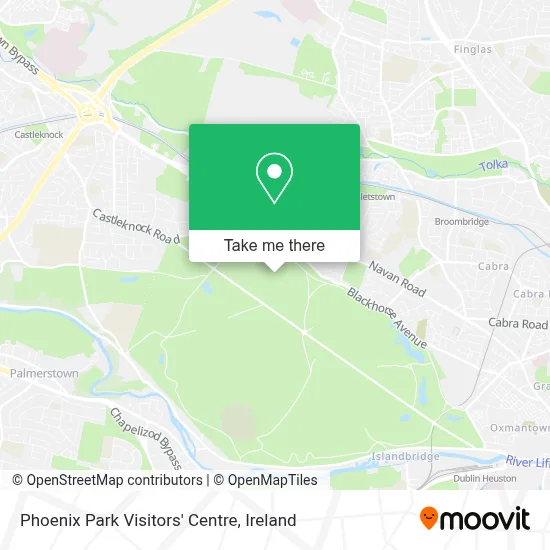 Phoenix Park Visitors' Centre map