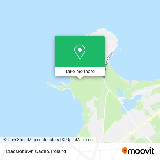 Classiebawn Castle map