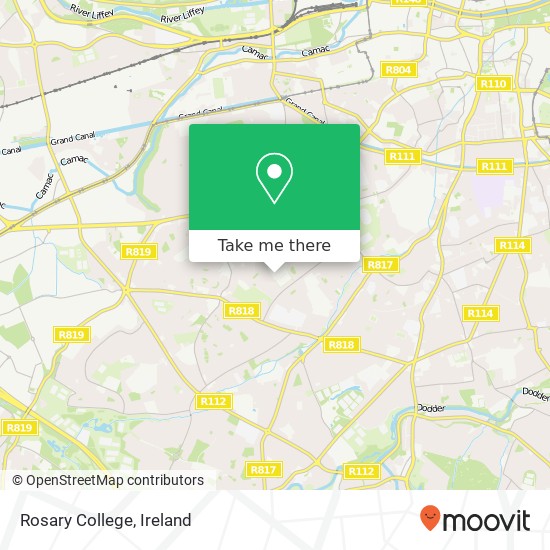 Rosary College map