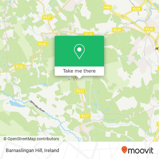 Barnaslingan Hill map