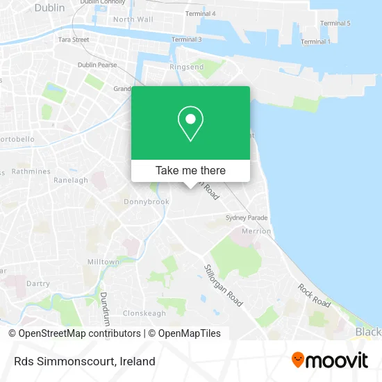 Rds Simmonscourt map