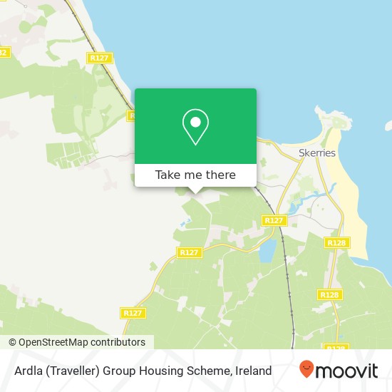 Ardla (Traveller) Group Housing Scheme map