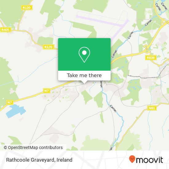 Rathcoole Graveyard map