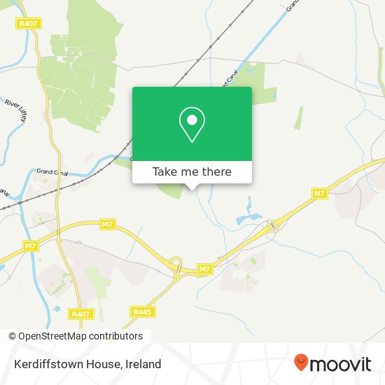 Kerdiffstown House map