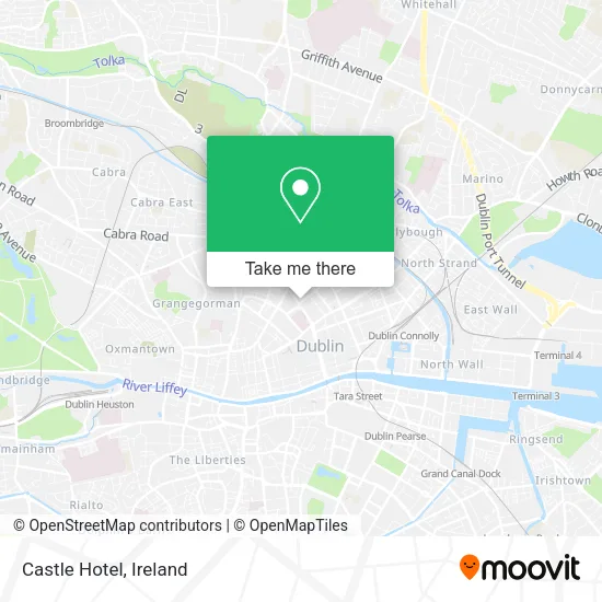 Castle Hotel map