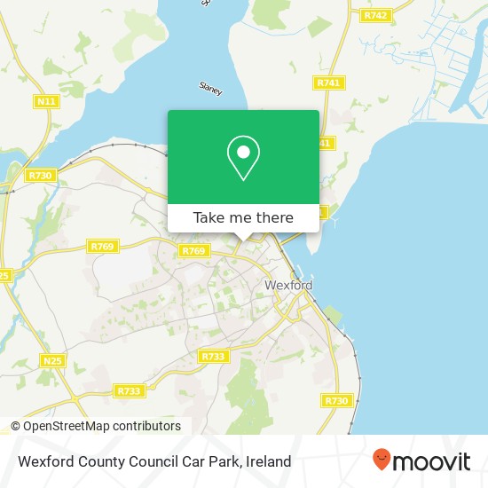 Wexford County Council Car Park map