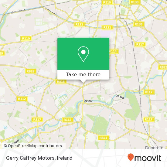 Gerry Caffrey Motors map