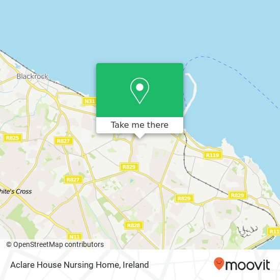 Aclare House Nursing Home map