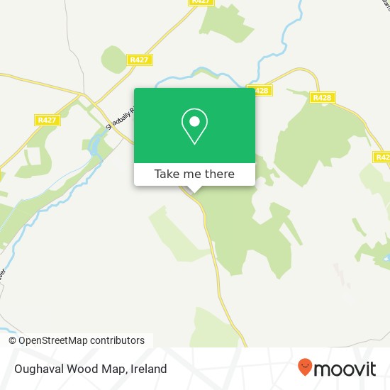 Oughaval Wood Map map