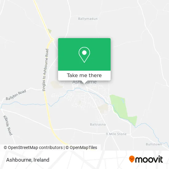 Ashbourne map