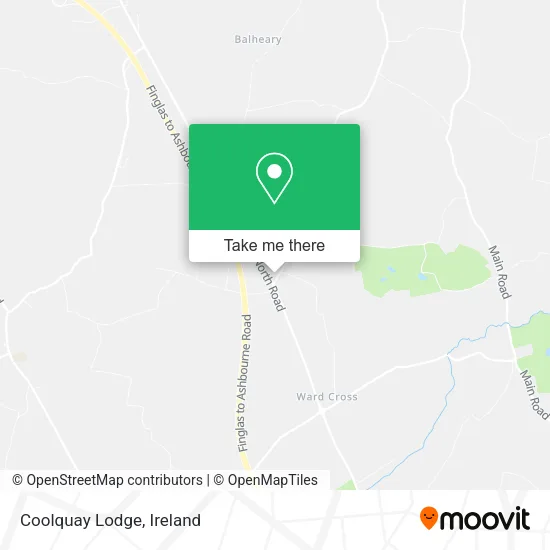 Coolquay Lodge map