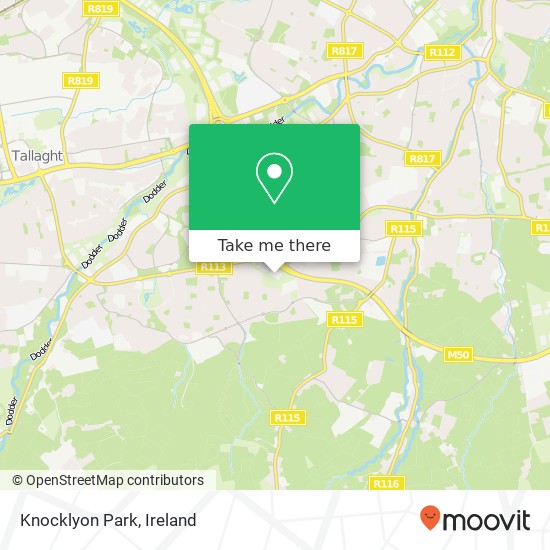 Knocklyon Park map