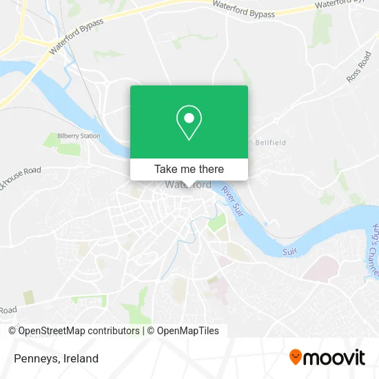 Penneys map