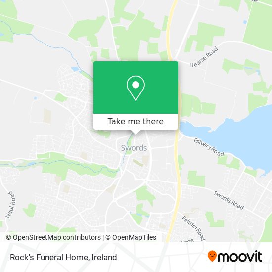 Rock's Funeral Home map