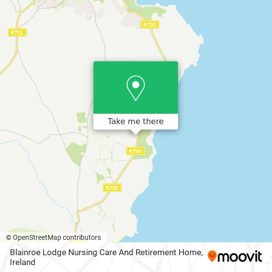 Blainroe Lodge Nursing Care And Restirement Home map