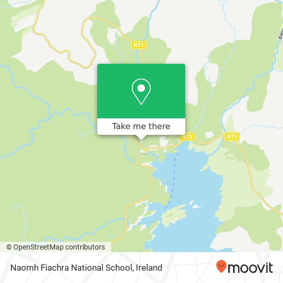 Naomh Fiachra National School map